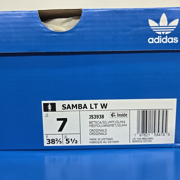 New adidas Samba LT Better Scarlet Silver Women's Shoes Size 7 - Picture 8 of 8